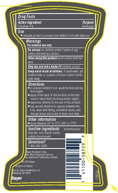 Back Label (Lotrimin Prev Powder 2 C8829 Lot 3oz Bck Lbl R (1) (1) Page 1)